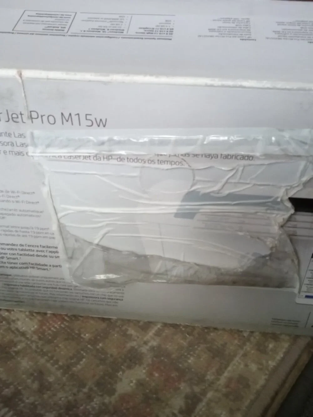 Lightweight SMALL HP LaserJet Pro M15w Laser Printer ~ World's SMALLEST laser